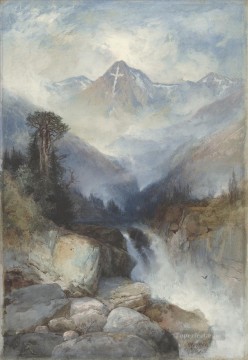 Tomás Morán Painting - Montaña de la Santa Cruz Escuela de las Montañas Rocosas Thomas Moran